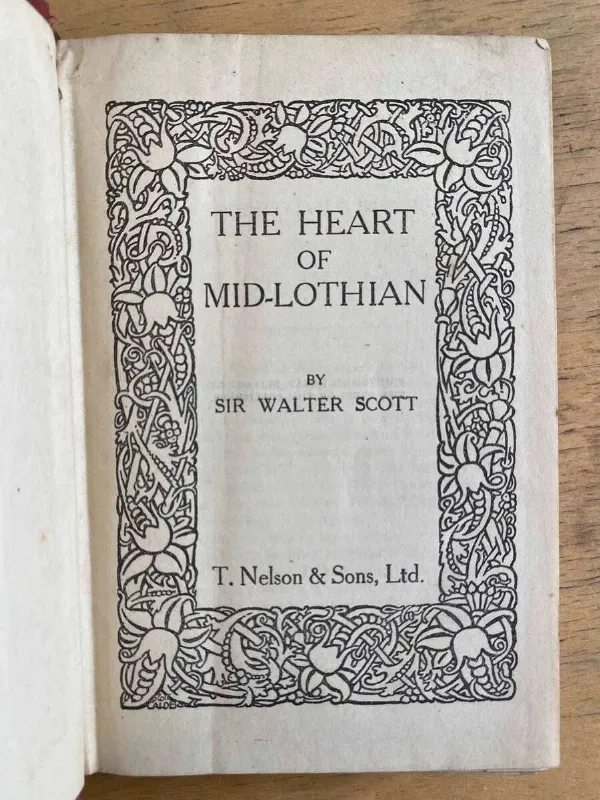 The Heart Of Mid - Lothian - Scott, Walter (g1)