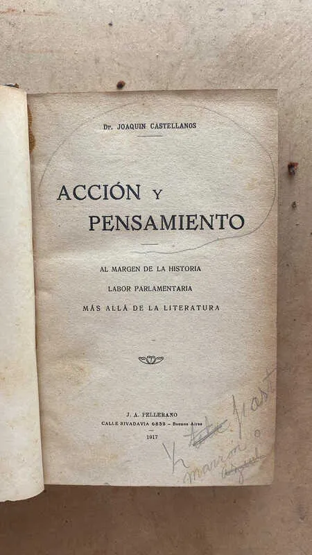 Accion Y Pensamiento - Castellanos, Joaquin (p3)
