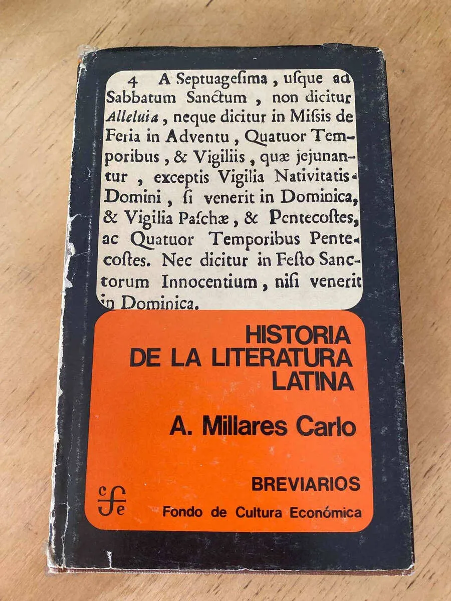 Historia De La Literatura Latina - Millares Carlo, A. (t2)