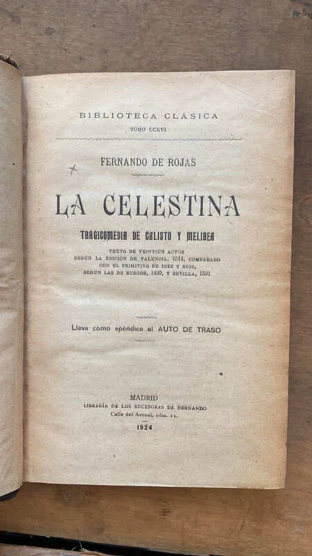 La Celestina - De Rojas, Fernando (gg5)