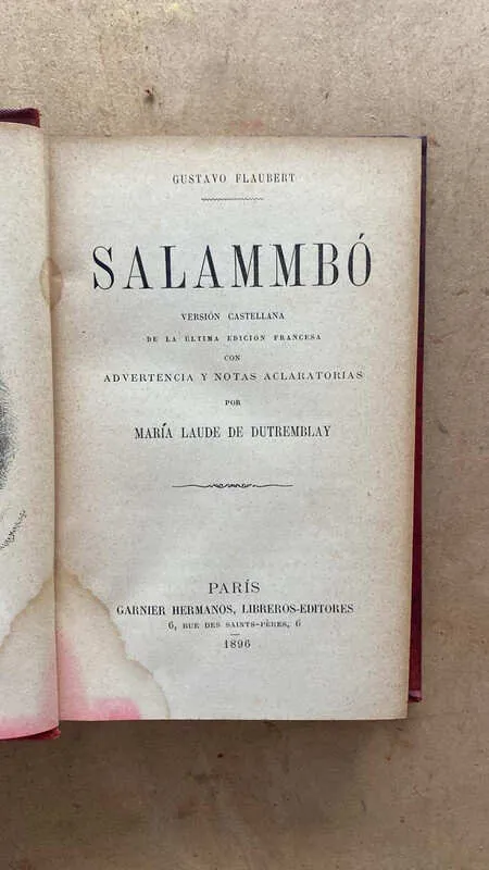 Salammbo - Flaubert, Gustavo (k2)