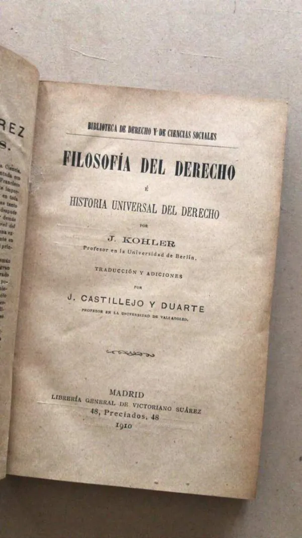 Filosofia Del Derecho E Historia Universal Del- Kohler (u2)