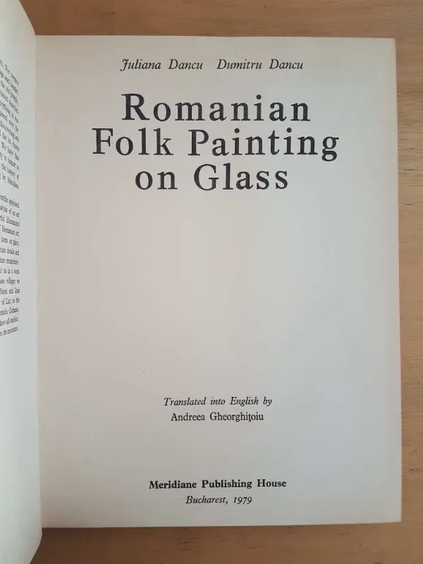Romanian Folk Painting On Glass - Dancu (U0)