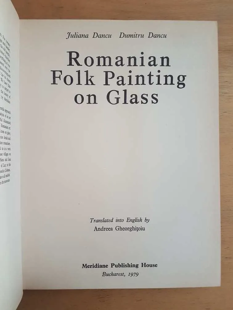 Romanian Folk Painting On Glass - Dancu (U0)