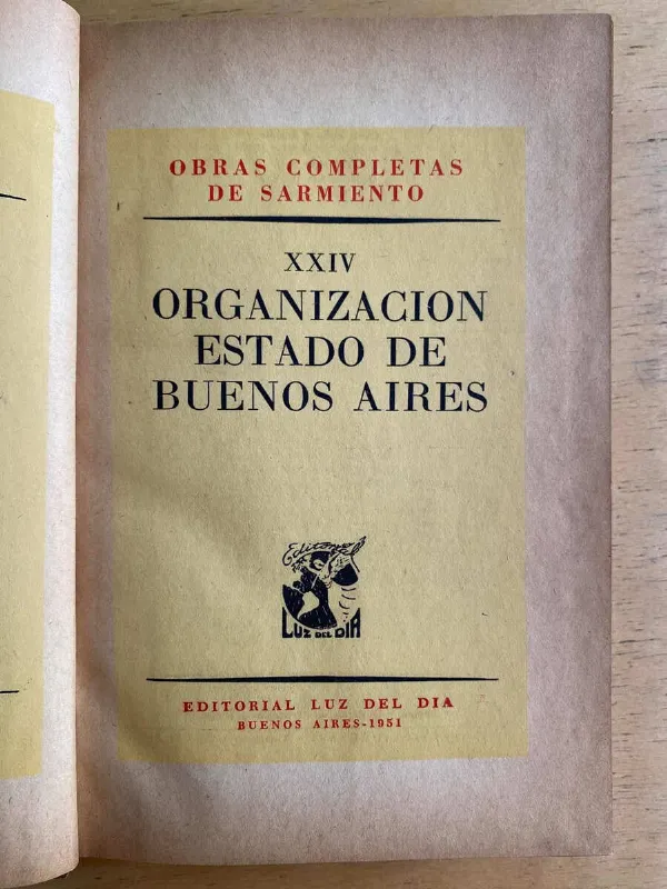 Tapa de Obras Completas Xxiv - Sarmiento, Juan Domingo (k1)