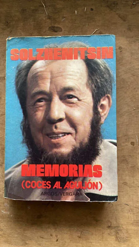 Tapa de Memorias (coces Al Aguijon) - Solzhenitsin (ñ4)