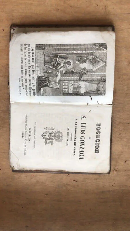 Vocacion De S. Luis Gonzaga A La Compañía De Jesus - - (dd5)