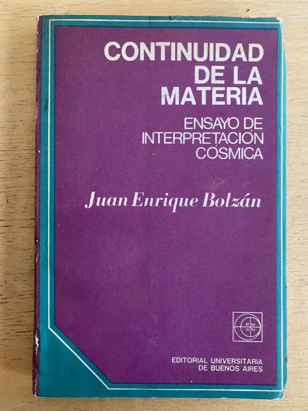 Continuidad De La Materia. Ensayo De Interpret- Bolzan (e3)