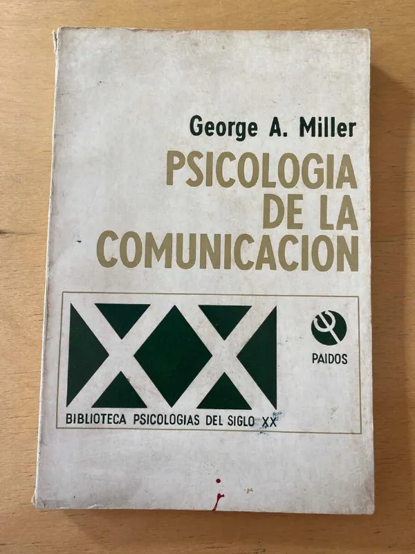 Tapa de Psicologia De La Comunicacion - Miller, George A. (A6)