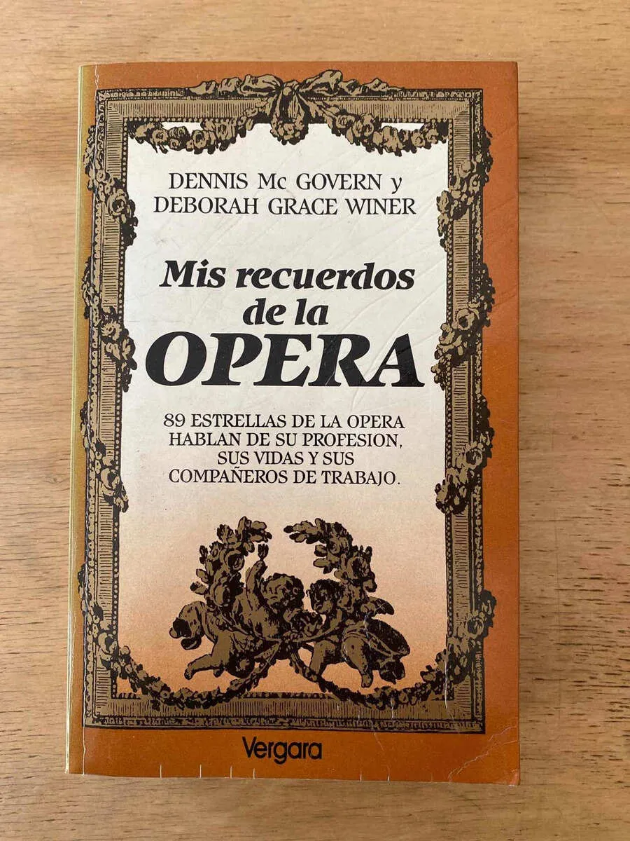 Mis Recuerdos De La Opera - Mcgovern; Grace Winer (y3)