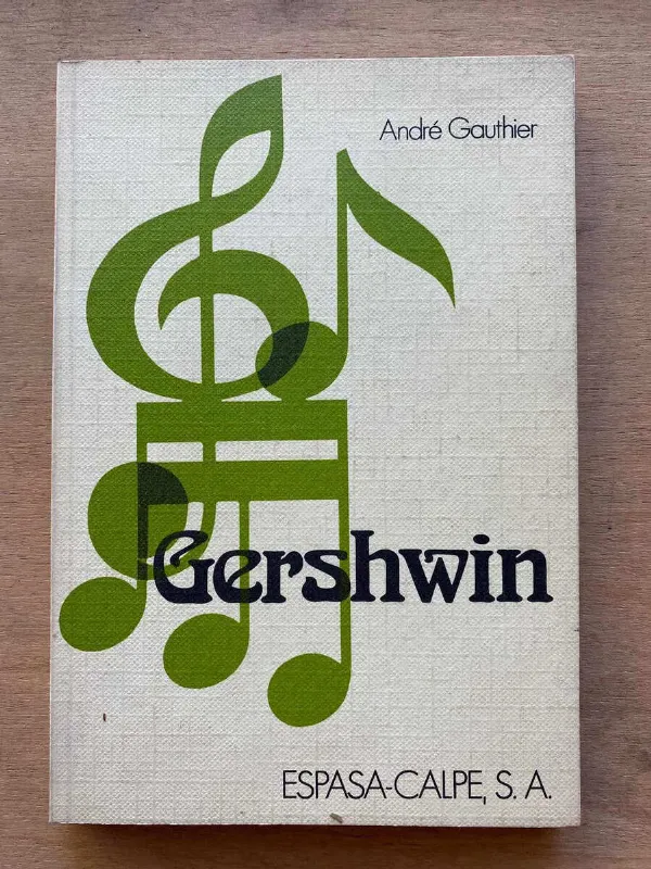 Tapa de Gershwin - Gauthier, Andre (A3)