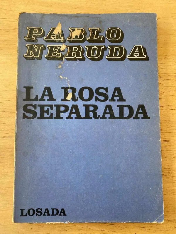 Tapa de La Rosa Separada - Neruda, Pablo (Y4)