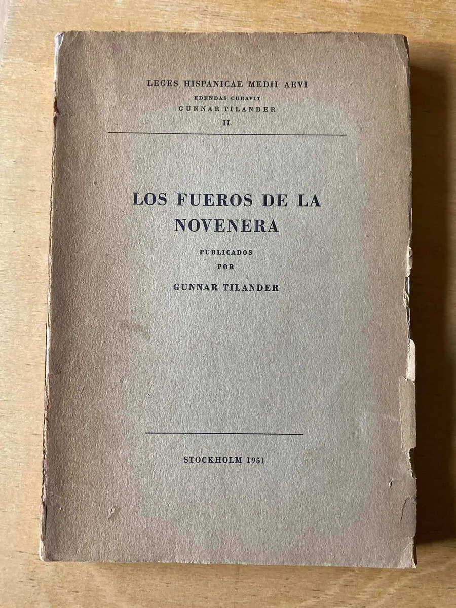 Los Fueros De La Novenera - Tilander, Gunnar (C6)