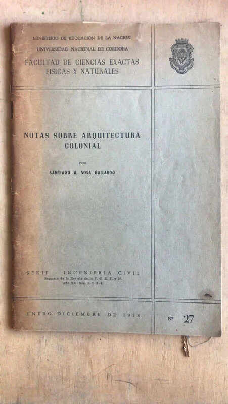 Notas Sobre Arquitectura Colonial - Sosa Gallardo (n5)