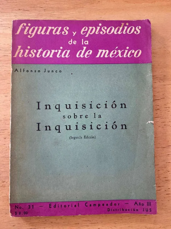 Inquisicion Sobre La Inquisicion - Junco, Alfonso (c3)