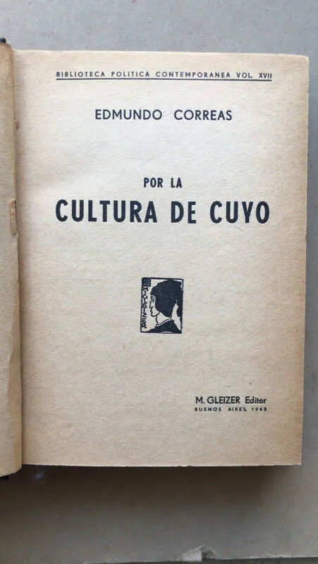 Por La Cultura De Cuyo - Correas, Edmundo (ñ2)
