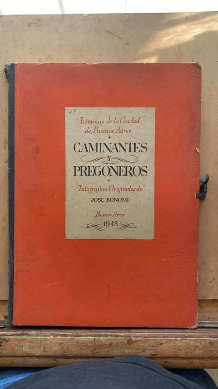 Laminas Ciudad De Bs As Caminantes y pregoneros- Bonomi (k1)