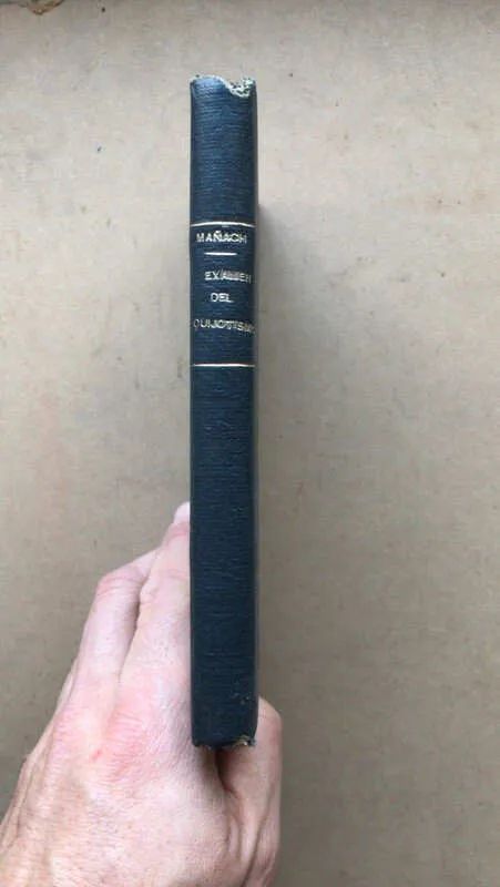 Examen Del Quijotismo - Mañach, Jorge (aa5)