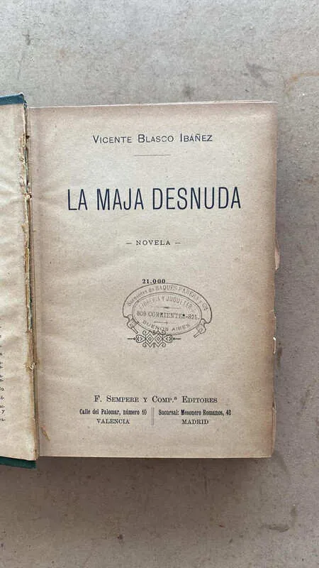 La Maja Desnuda - Blasco Ibañez, Vicente (dd2)