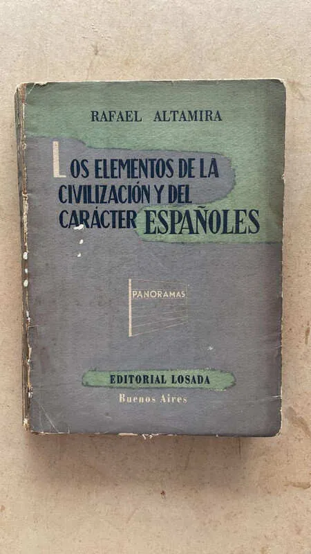 Los Elementos De La Civilizacion Y Del Carac- Altamira (i6)