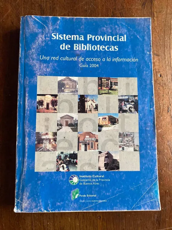 Tapa de Sistema Provincial De Bibliotecas - Inst Cultural Bs As (W4)