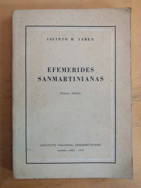 Efemerides Sanmartinianas - Yaben, Jacinto (i3)