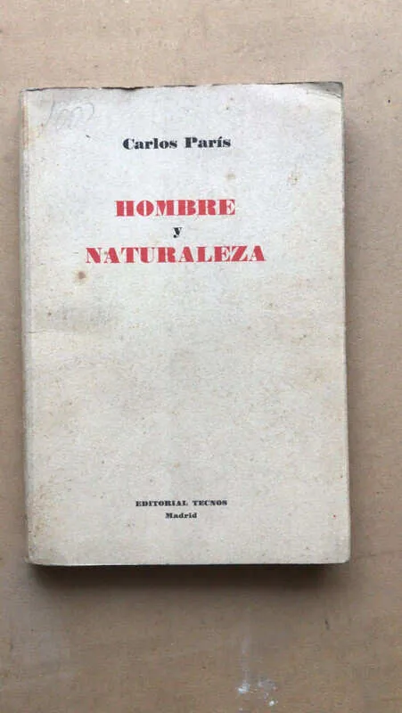 Hombre Y Naturaleza - Paris, Carlos (n3)