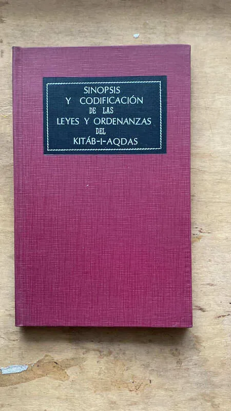 Sinopsis Y Codificacion De Las Leyes Y Ordenanzas Kitab (j2)