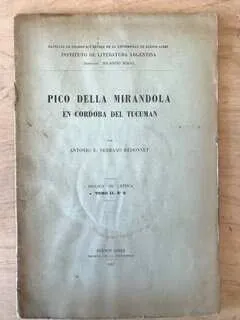 Pico Della Mirandola En Cordoba Del T- Serrano Redonnet (R1)