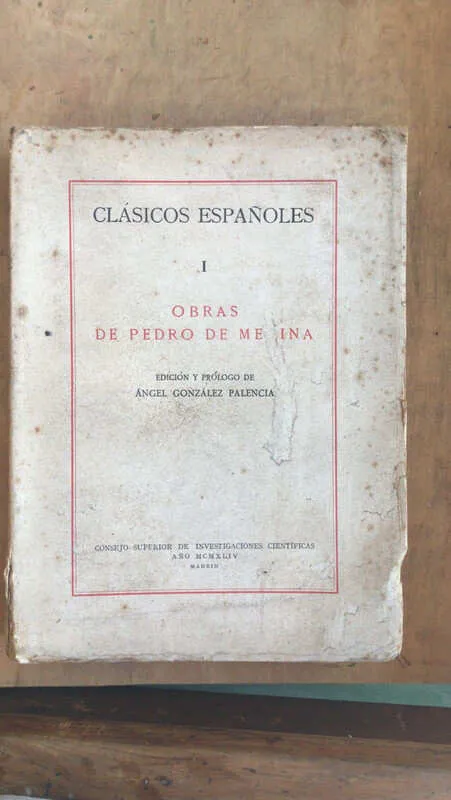 Tapa de Obras De Pedro De Medina - - (dd4)