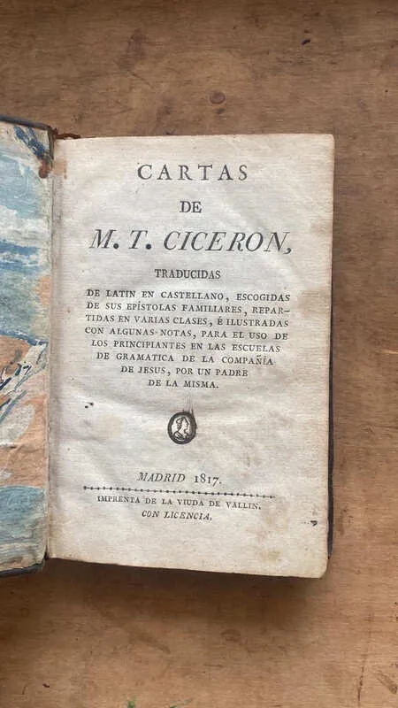 Cartas De M.t. Ciceron - Ciceron, M.t. (ff2)