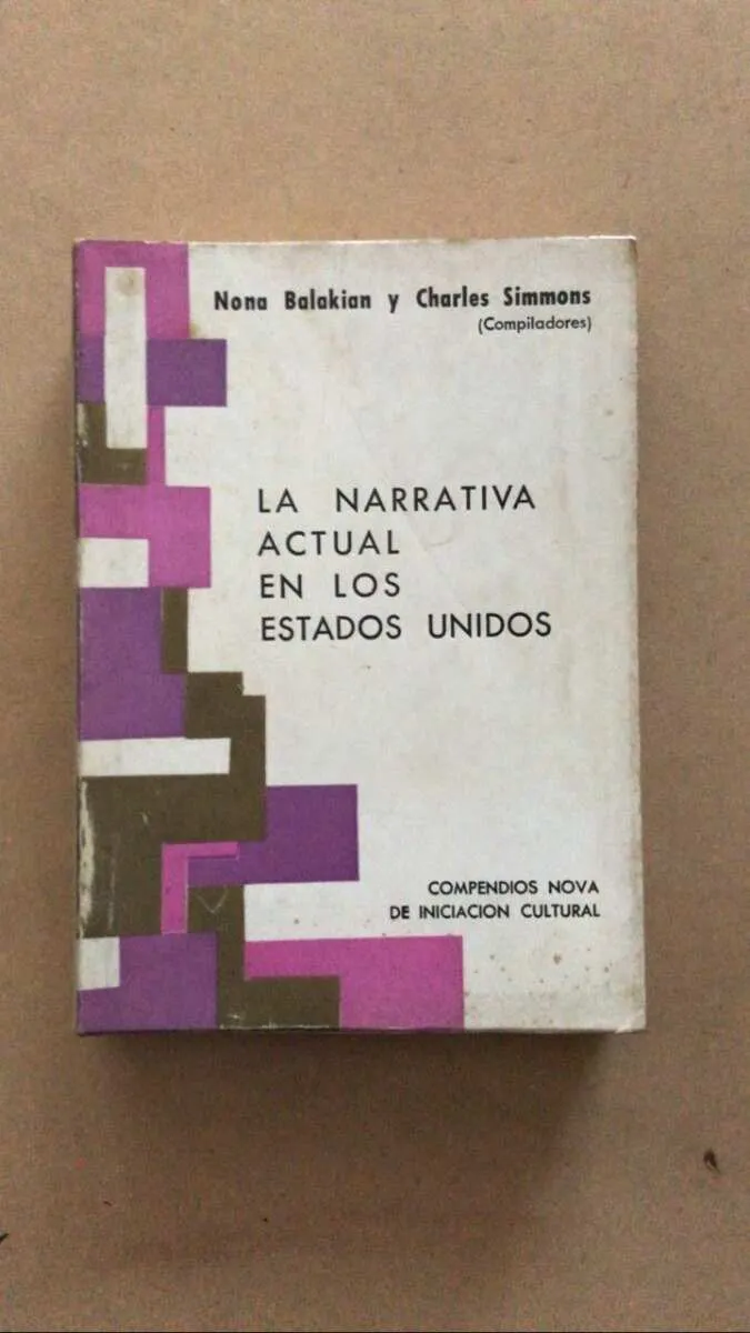 La Narrativa Actual En Los Estados U- Balakian; Simmons (u6)