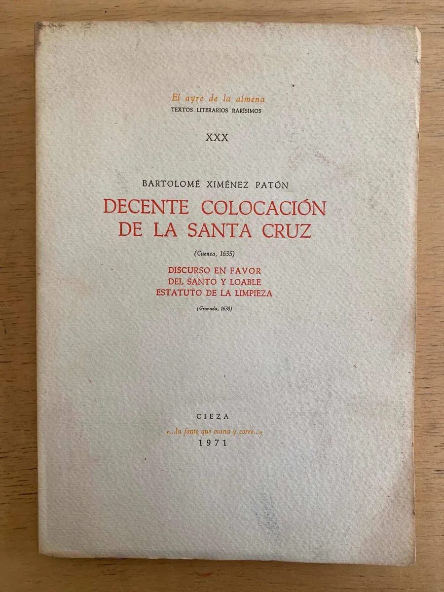 Decente Colocacion De La Santa Cruz - Ximenez Paton (e5)