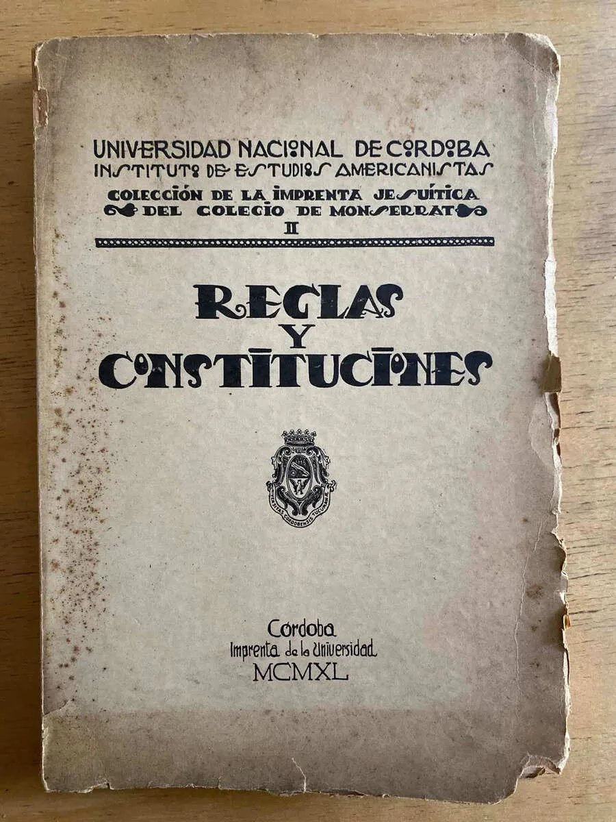 Reglas Y Constituciones - Univ. Nacional De Cordoba (g6)