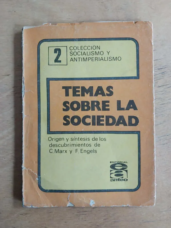 Temas Sobre La Sociedad. Origen Y Sintesis - Santiago (j1)