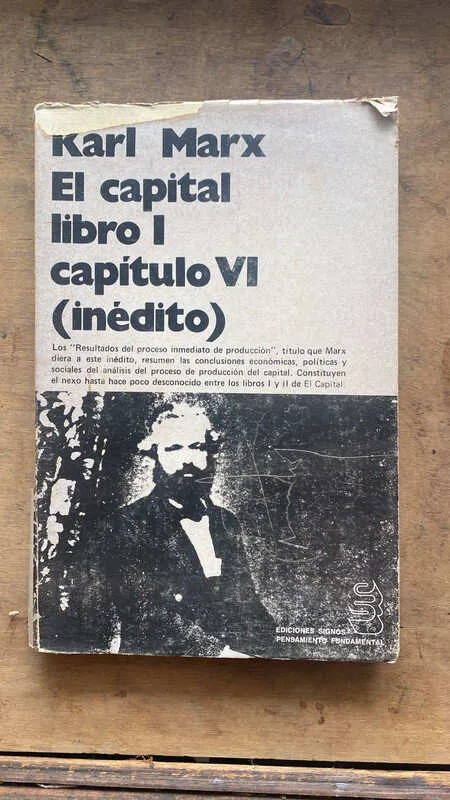 El Capital Libro I Capitulo Vi (inedito) - Marx, Karl (hh2)
