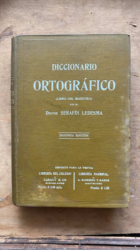 Diccionario Ortografico - Ledesma, Serafin (A6)