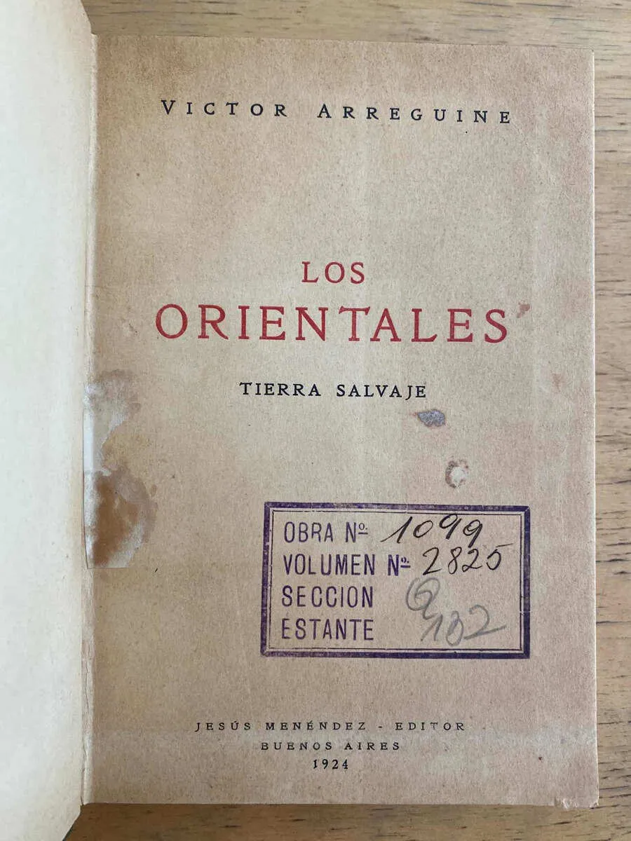 Los Orientales - Arreguine, Victor (j1)