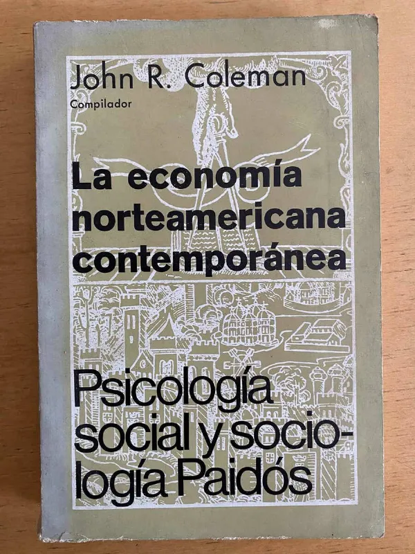 Tapa de La Economia Norteamericana Contemporanea - Coleman (j5)