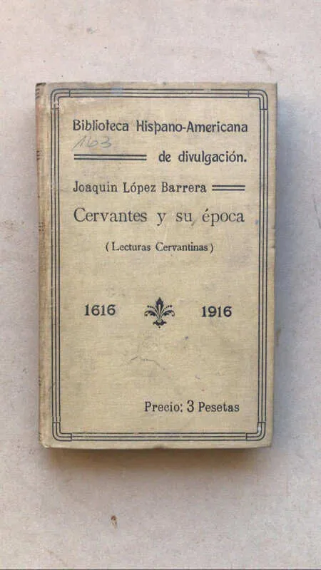 Cervantes Y Su Epoca (lecturas Cervant- Lopez Barrera (aa3)
