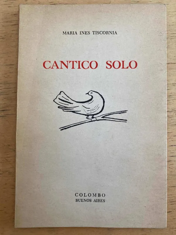 Tapa de Cantico Solo - Tiscornia, Maria Ines (k2)