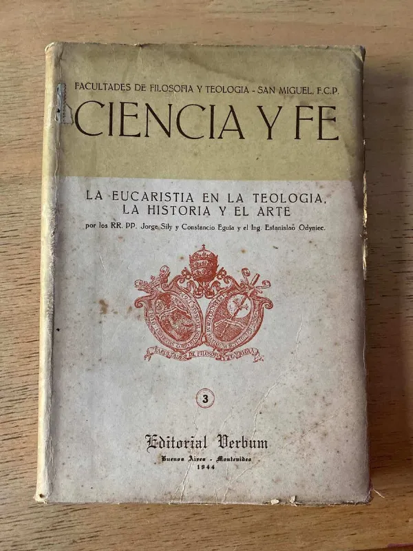 Tapa de La Eucaristia En La Teologia, La Historia Y El - Sily (b6)