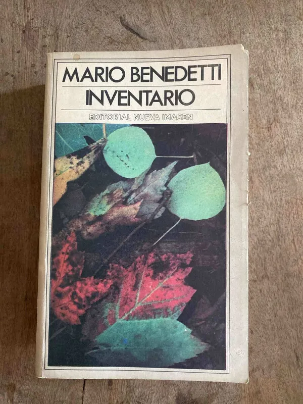 Tapa de Inventario Poesia Completa (1950 - 1985) - Benedetti (A3)