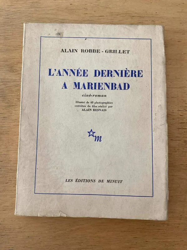 Tapa de L´annee Derniere A Marienbad - Robbe - Grillet, Alain (NO)