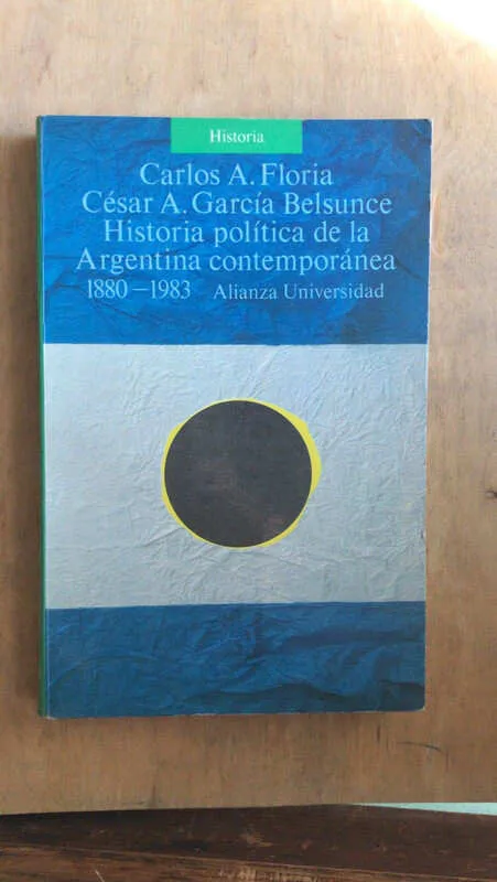 Tapa de Historia Politica De La Argentina Contemporane- Floria (bb4)
