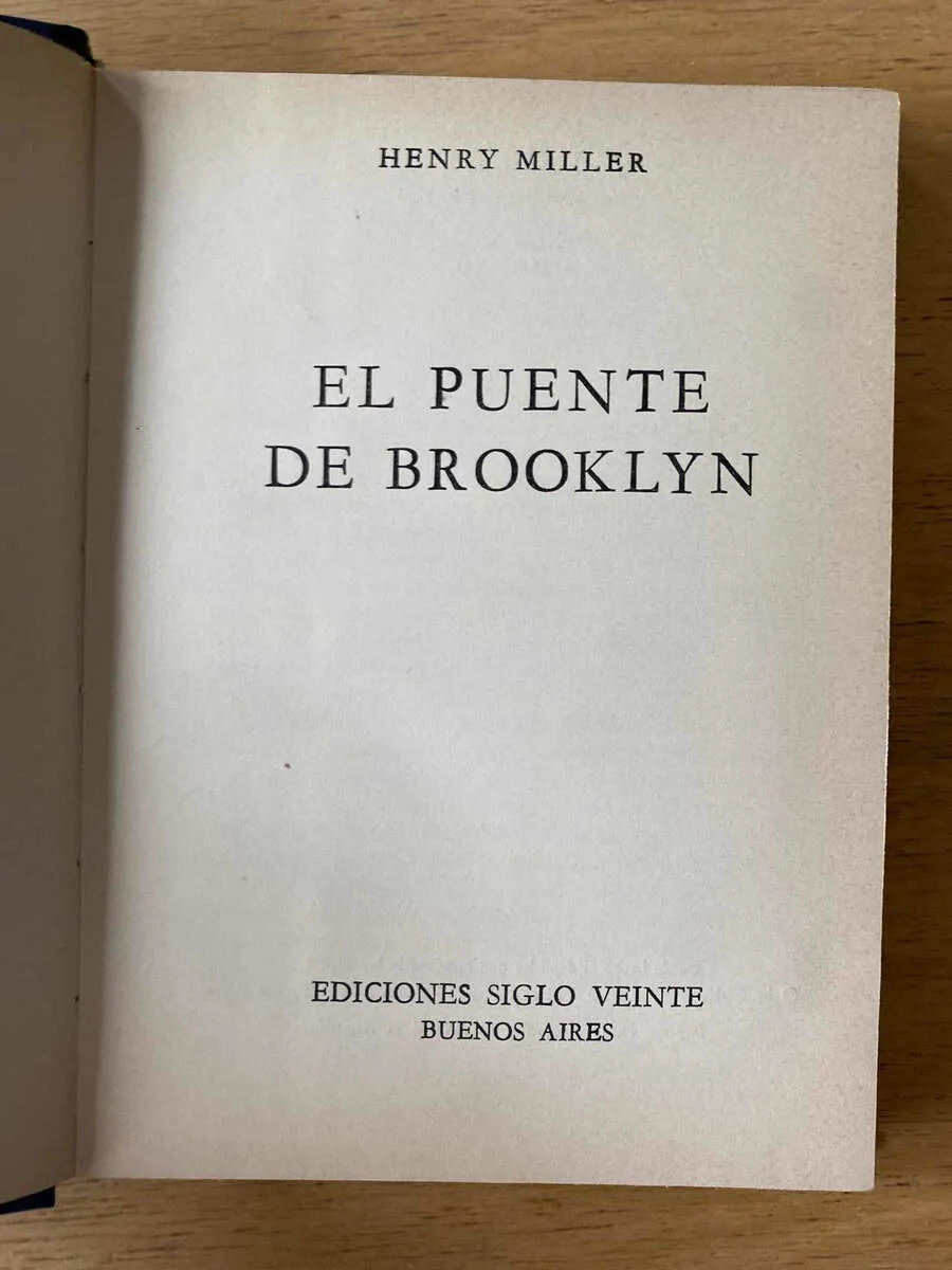 El Puente De Brooklyn - Miller, Henry (O6)