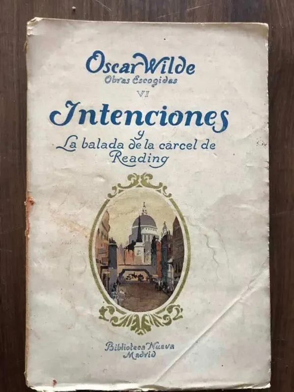 Tapa de Intenciones Y La Balada De La Carcel De Reading - Wilde (v5)