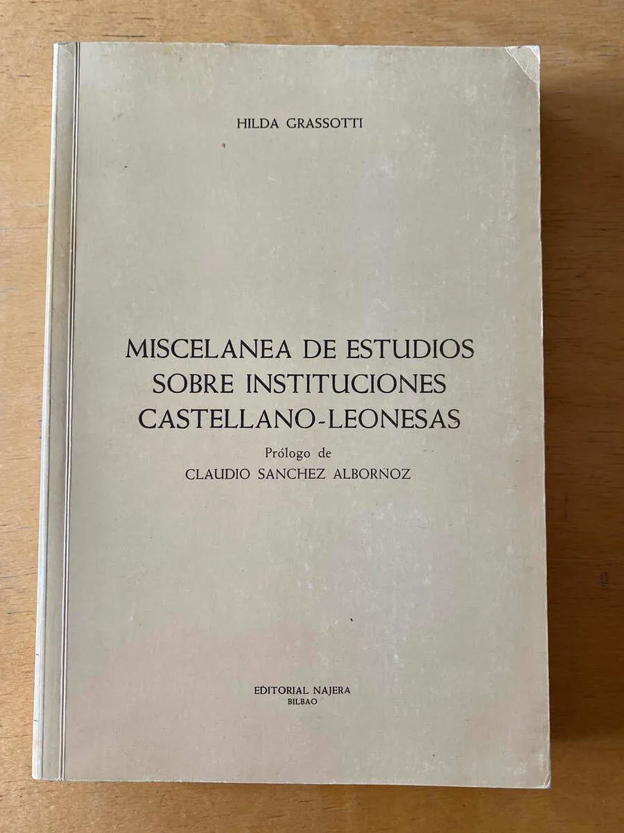 Miscelanea De Estudios Sobre Instituciones- Grassotti (C4)