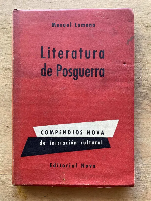 Tapa de Literatura De Posguerra - Lamana, Manuel (A4)