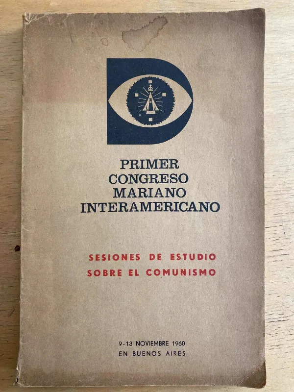 Tapa de Primer Congreso Mariano Interamericano (F2)